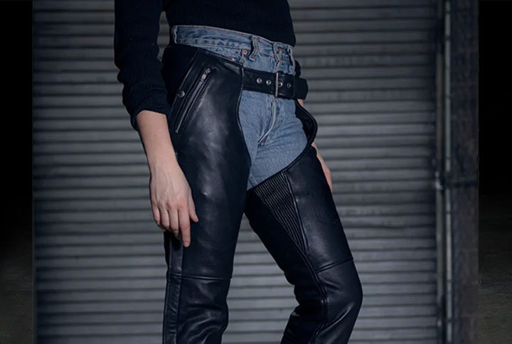 Ladies on sale leather chaps