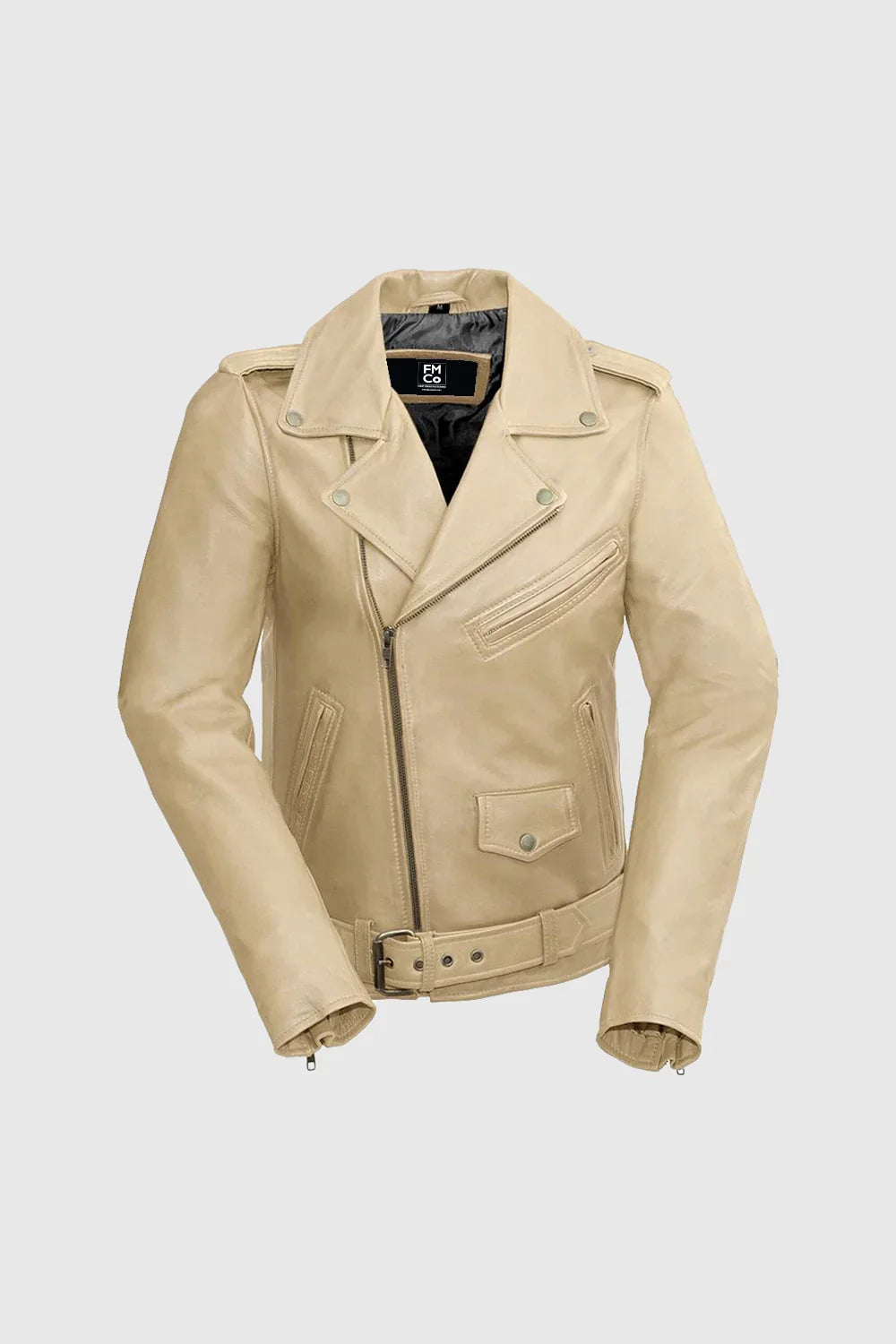 Rebel - Women's Fashion Lambskin Leather Jacket (Oil Sand) Women's Fashion Leather Jacket Best Leather Ny