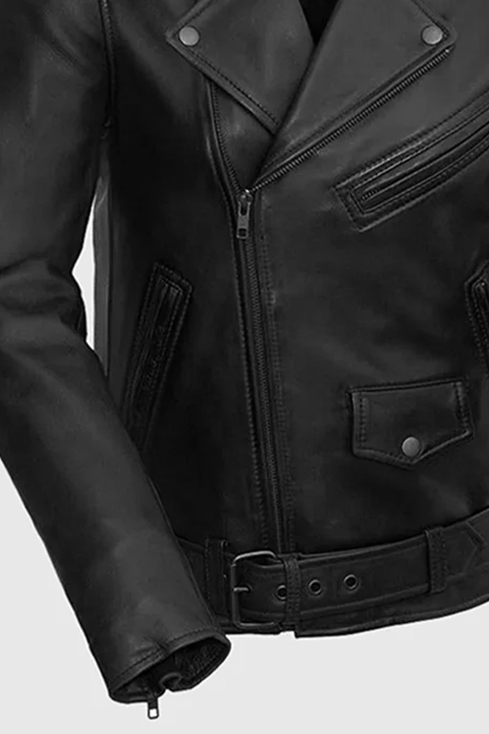 Rebel - Women's Fashion Lambskin Leather Jacket (Black) Women's Fashion Leather Jacket Best Leather Ny