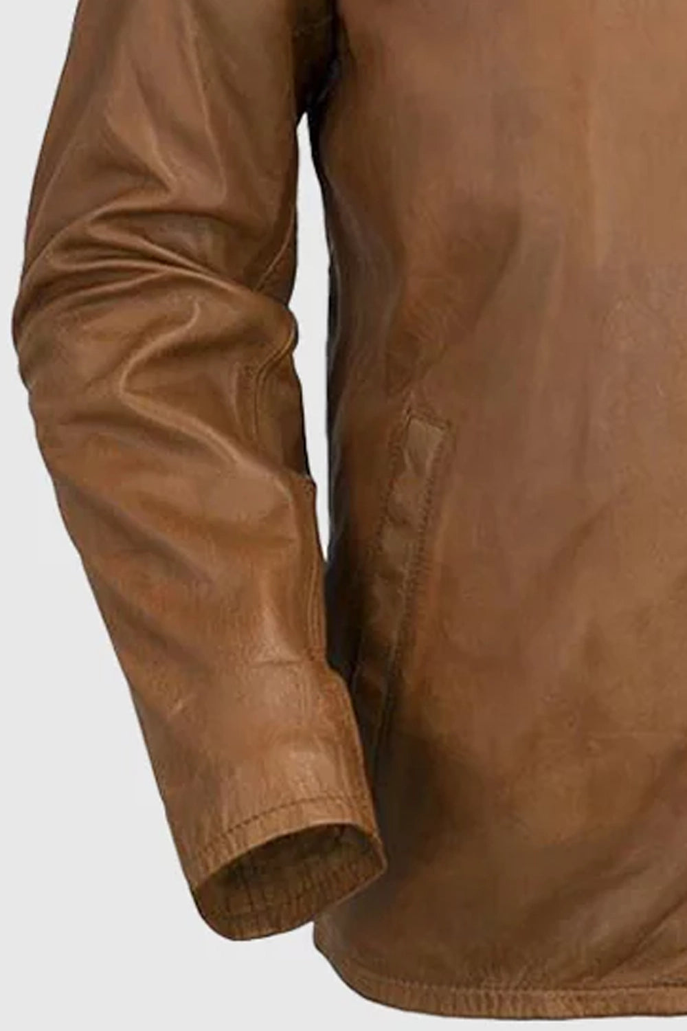 Indiana - Men's Casual Fashion Leather Jacket (Whiskey) Men's Fashion Leather Jacket Best Leather Ny