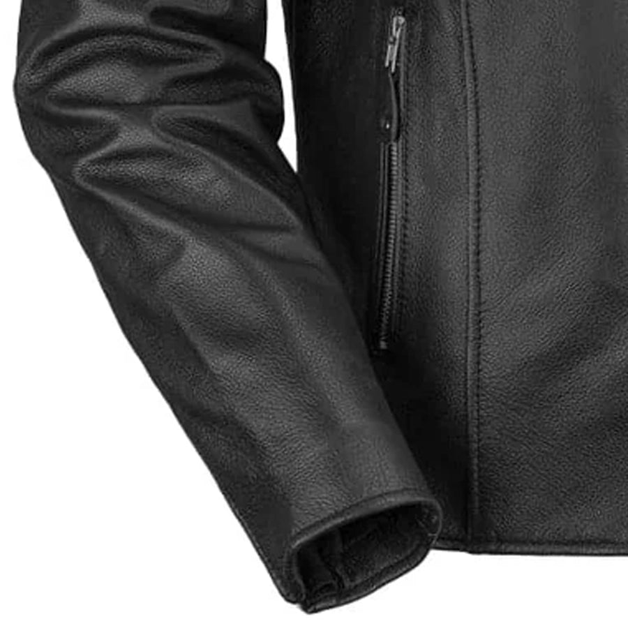 DAREDEVIL Café Style Men's Leather Motorcycle Jacket Men's Motorcycle Jacket Best Leather Ny