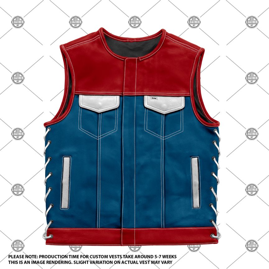 Independence Mens Club Style Custom Vest Custom Builder Best Leather Ny