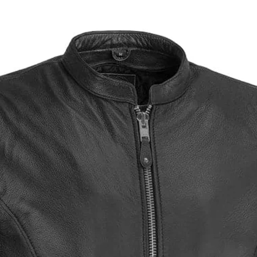 DAREDEVIL Café Style Men's Leather Motorcycle Jacket Men's Motorcycle Jacket Best Leather Ny