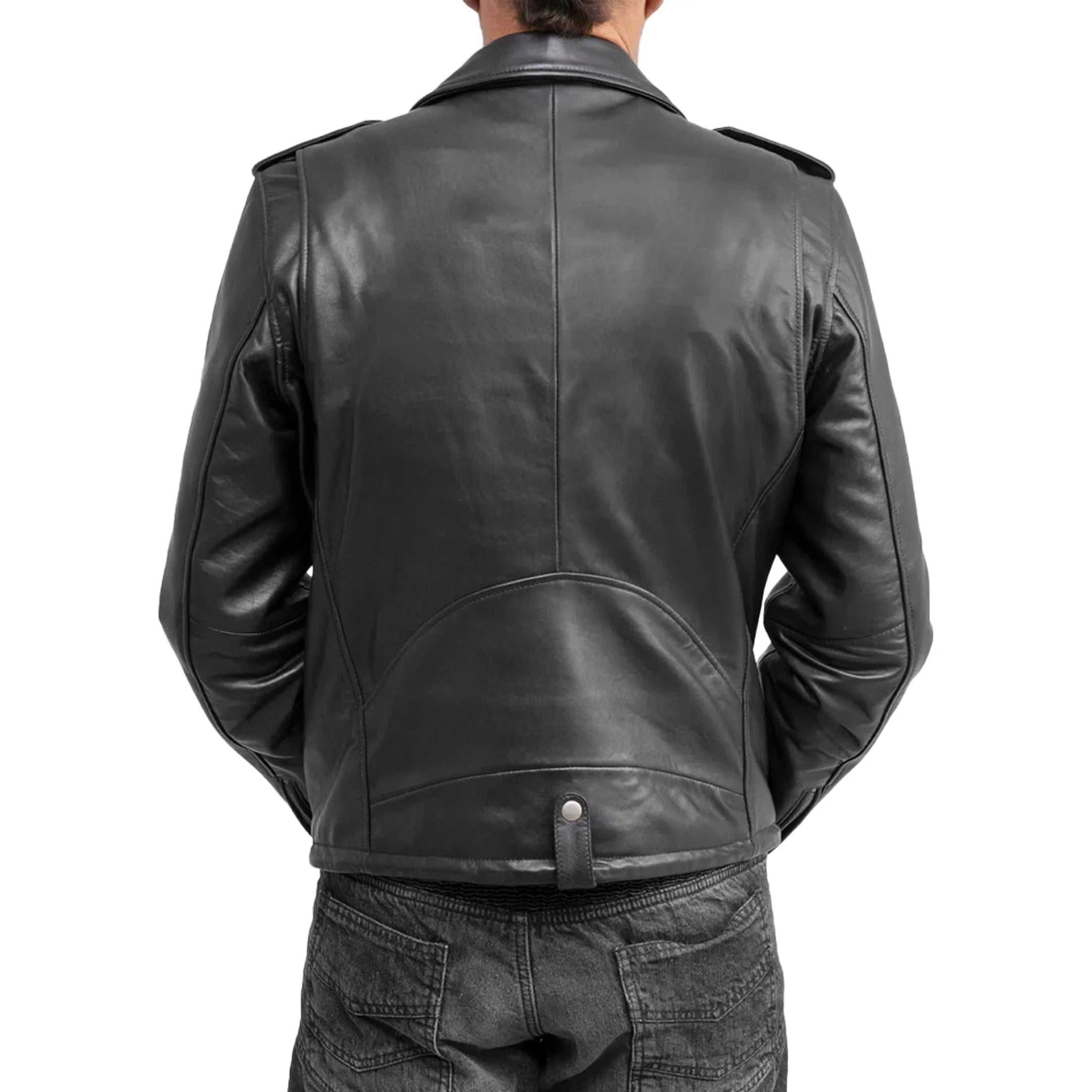 Anthony Mens Fashion Jacket Men's New Zealand Lambskin Jacket FMCo