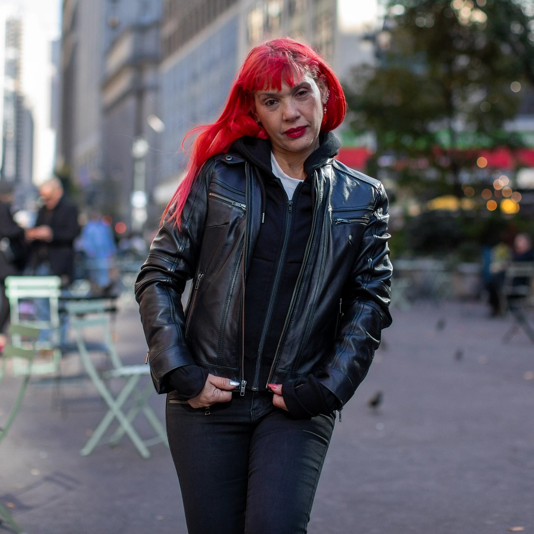 April - Women's Fashion Leather Jacket Women's Fashion Leather Jacket Best Leather Ny Black XS