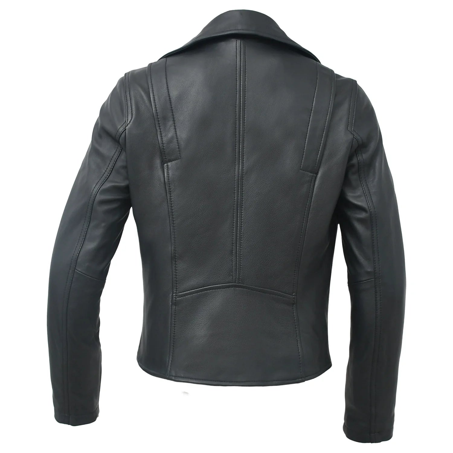 Lennox Moto Style Leather Jacket Women's Fashion Leather Jacket FMCo