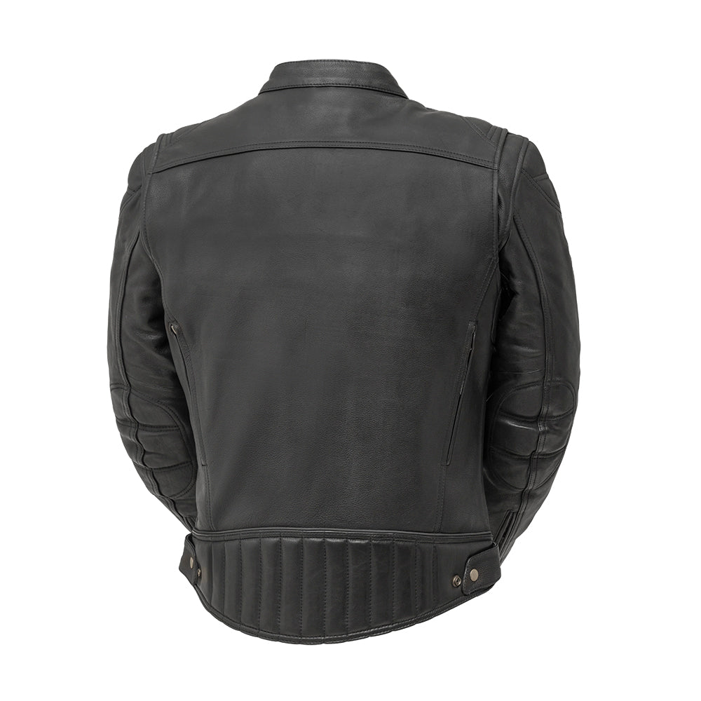 SERPENT - Scooter Style Men's Leather Motorcycle Jacket Men's Motorcycle Jacket Best Leather Ny