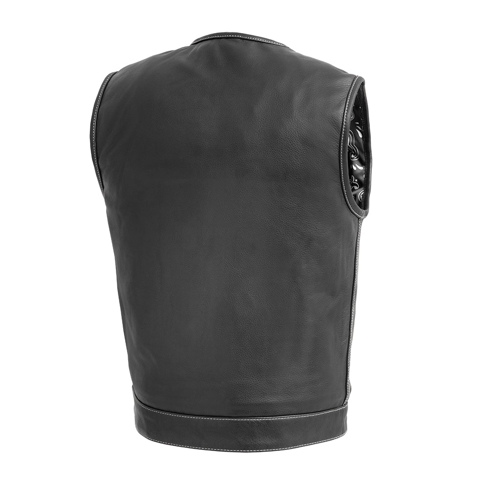 SUNRISE - Motorcycle Leather Vest Men's Leather Vest Best Leather Ny