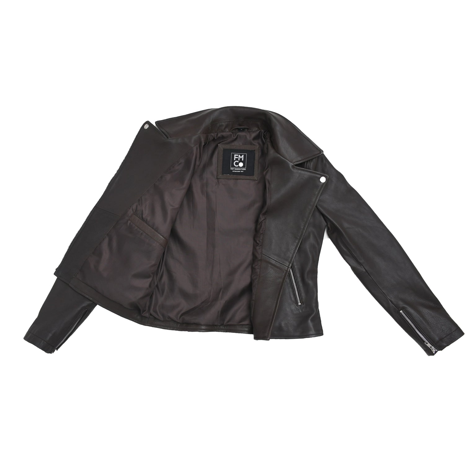 Lennox Moto Style Leather Jacket