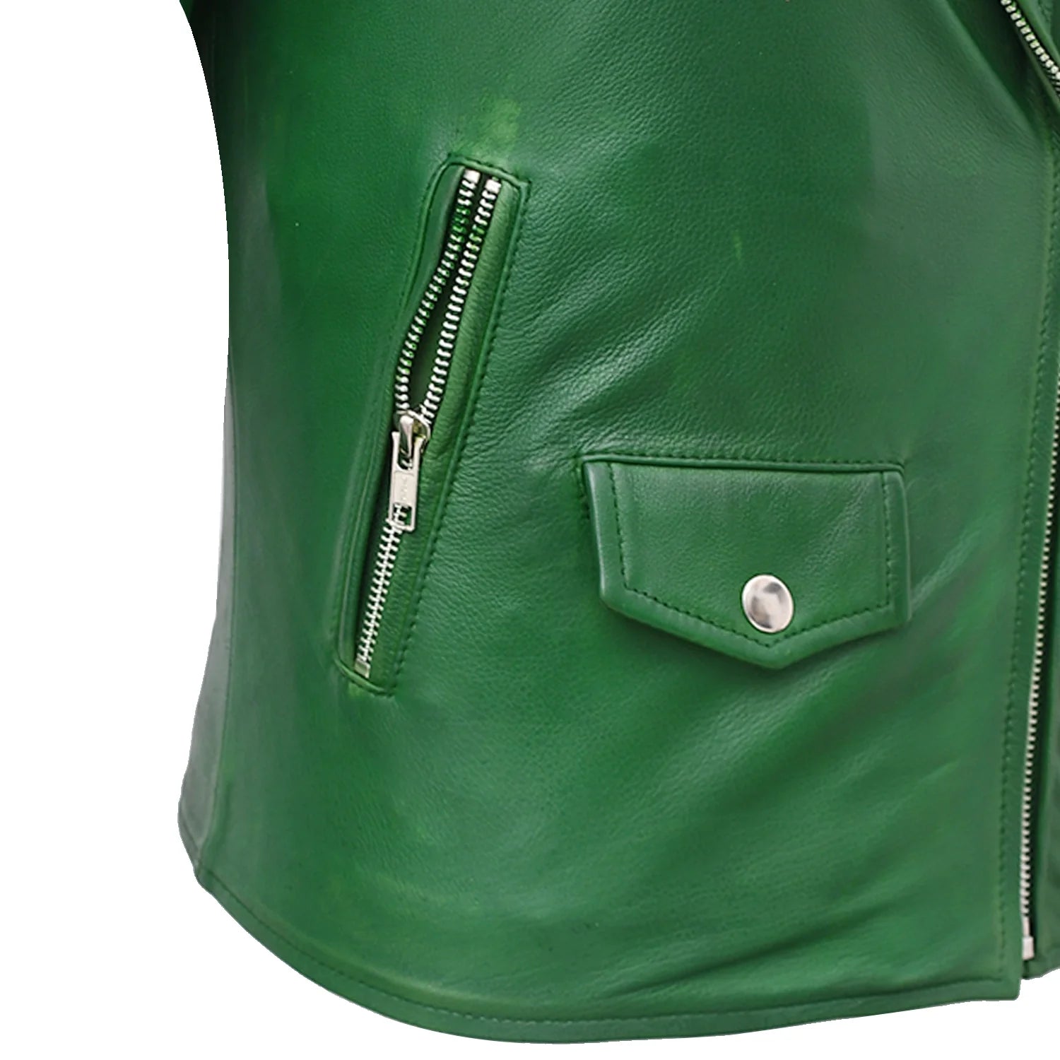 Lennox Moto Style Leather Jacket Women's Fashion Leather Jacket FMCo