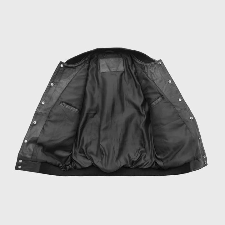 Keith Fashion Leather Varsity Jacket Men's Varsity Jacket FMCo