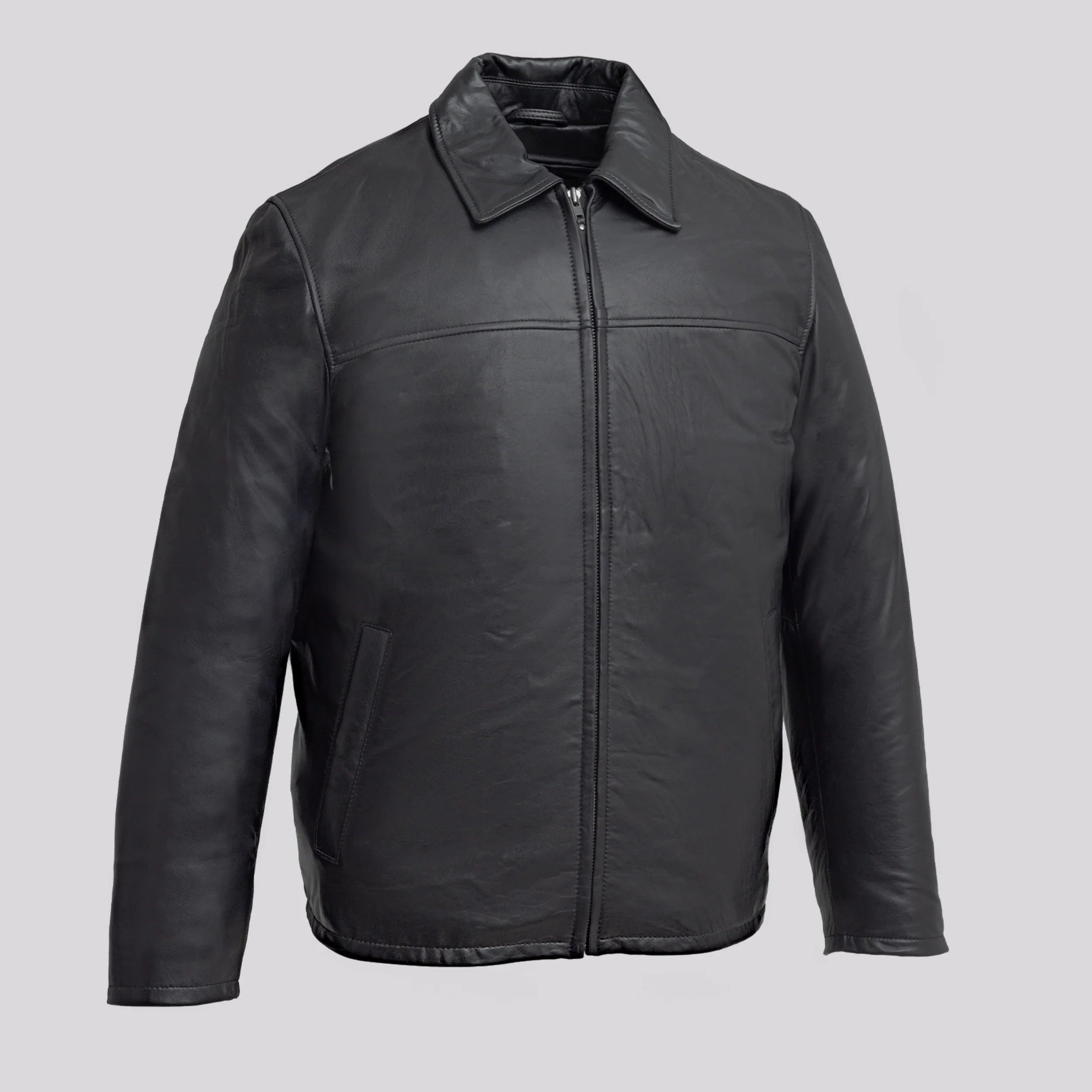 Anderson Men's Cowhide Leather Jacket Men's Fashion Jacket FMCo