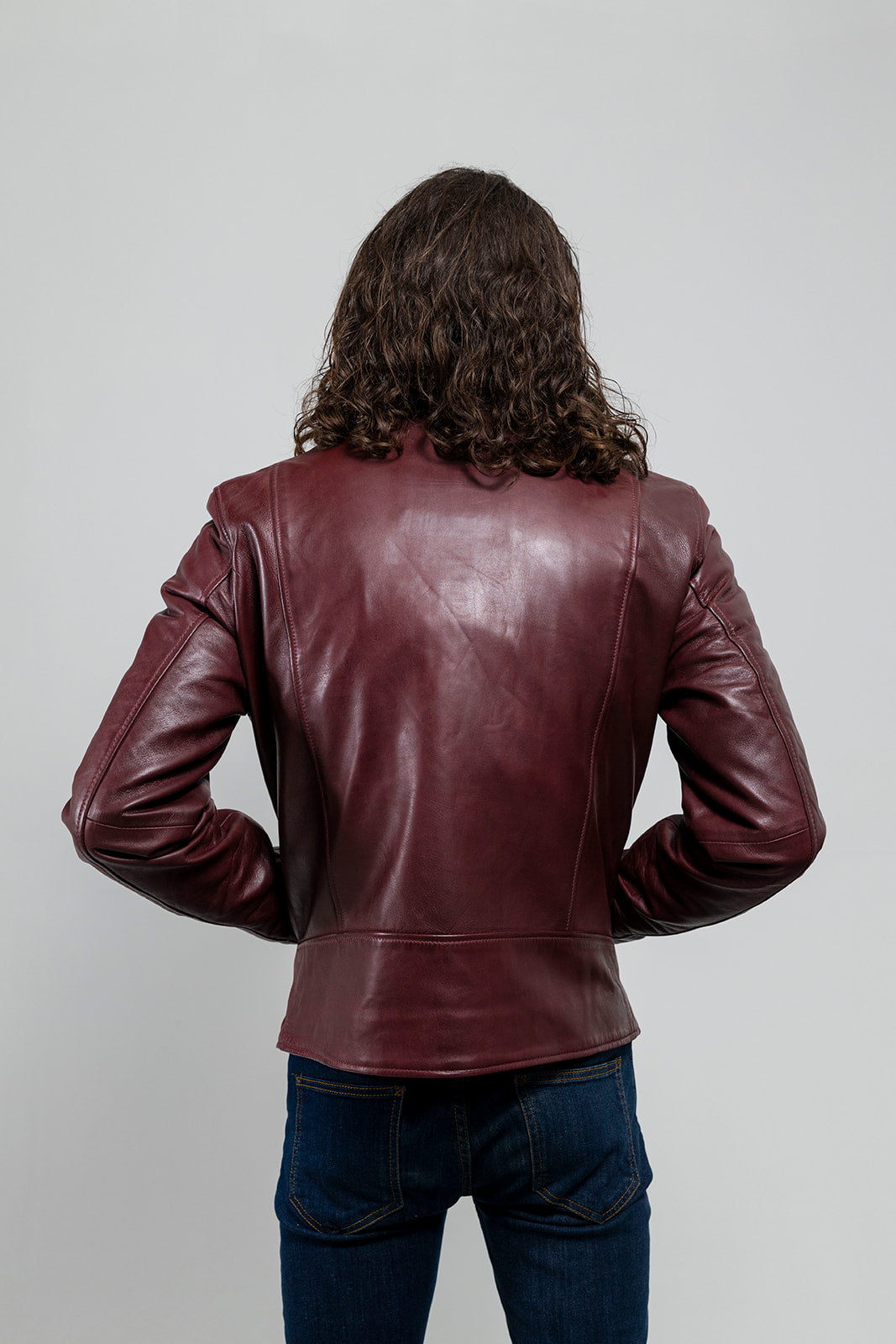 Grayson - Men's Fashion Lambskin Leather Jacket (Oxblood) Men's Fashion Leather Jacket Best Leather Ny