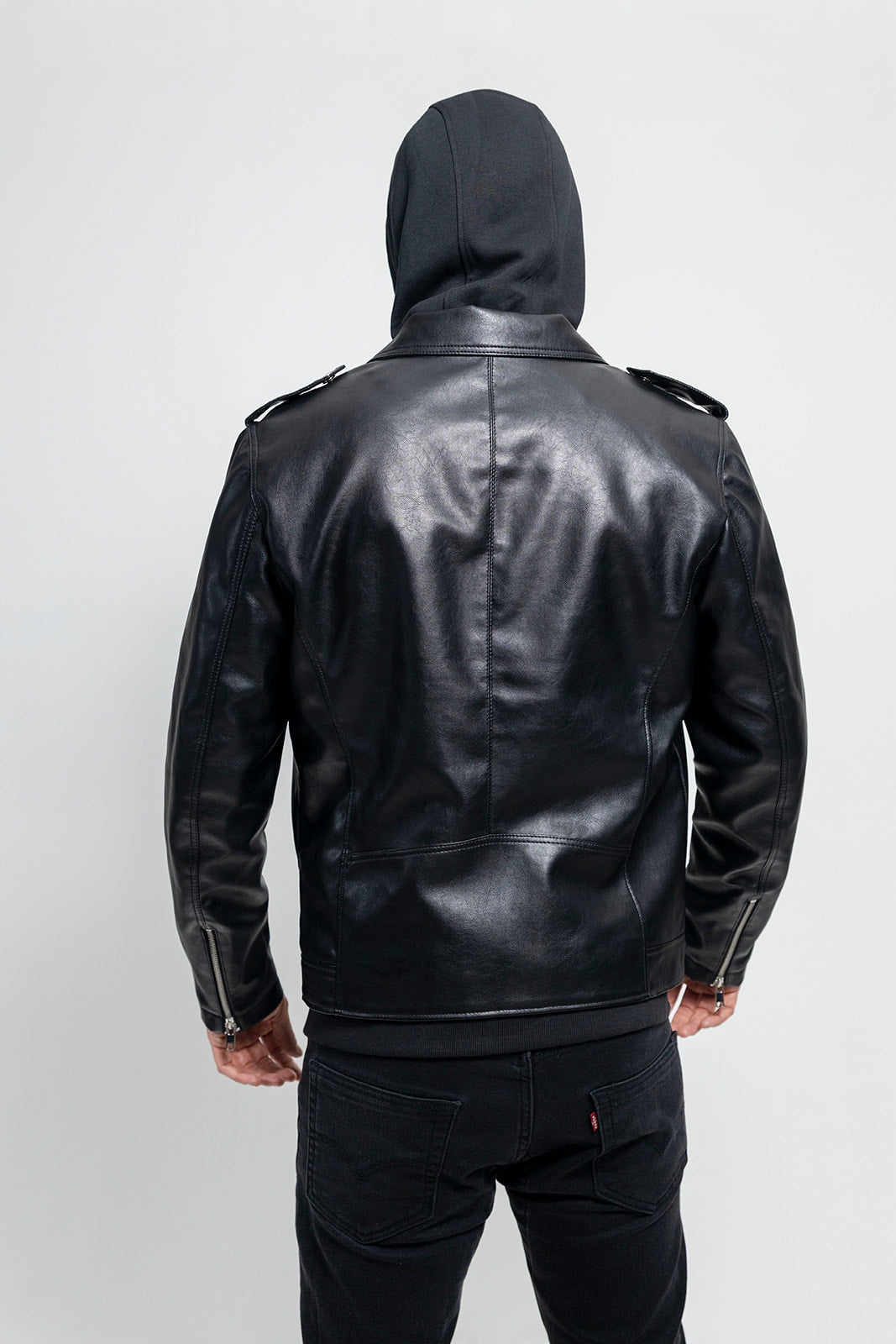 Ralph Men's Vegan Faux Leather Jacket Men's Vegan Faux Leather jacket FMCo