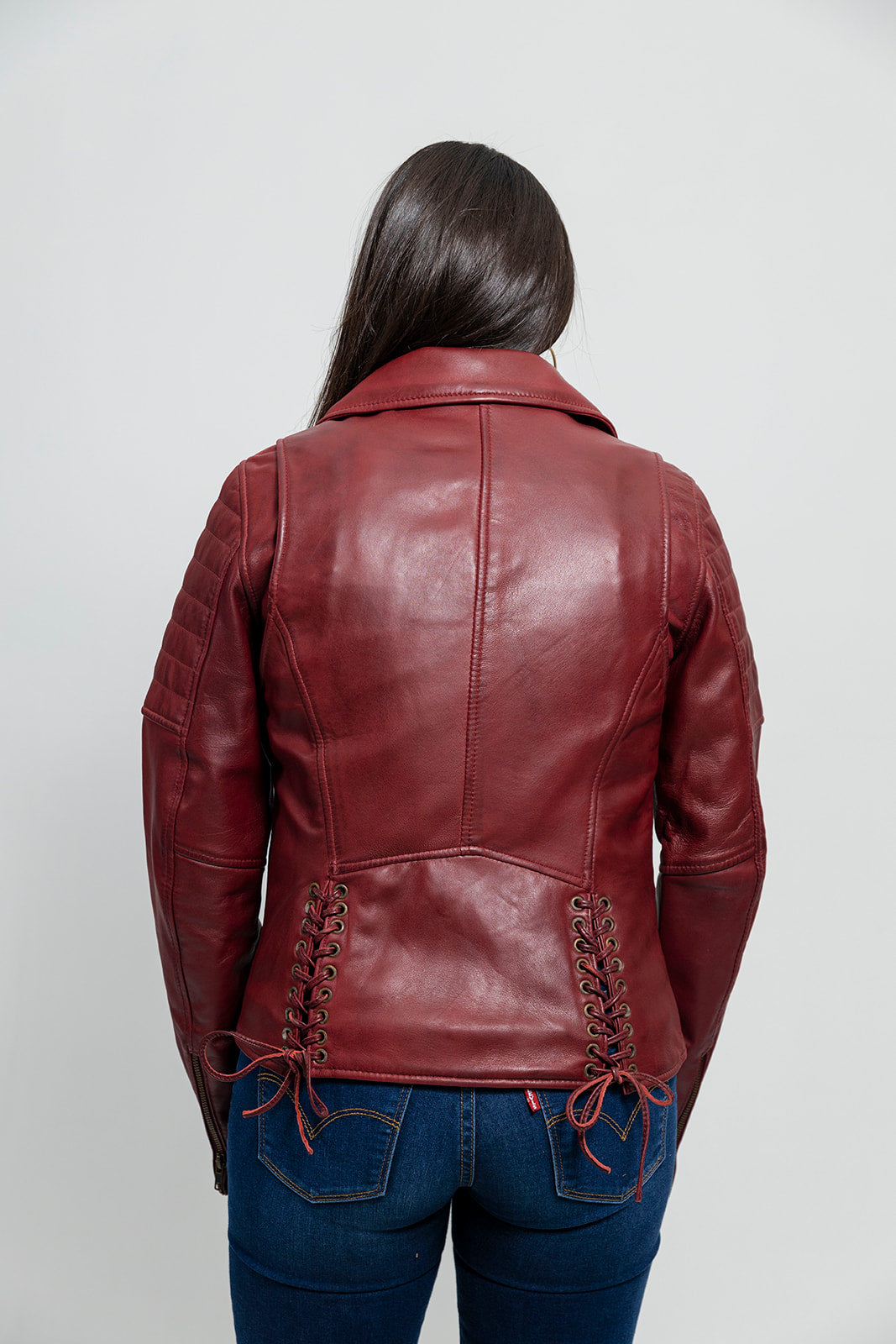 Princess - Women's Fashion Lambskin Leather Jacket (Oxblood) Women's Fashion Leather Jacket Best Leather Ny
