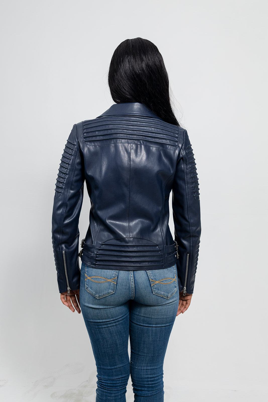 Paris Women's Vegan Faux Leather Jacket Women's Fashion Leather Jacket FMCo