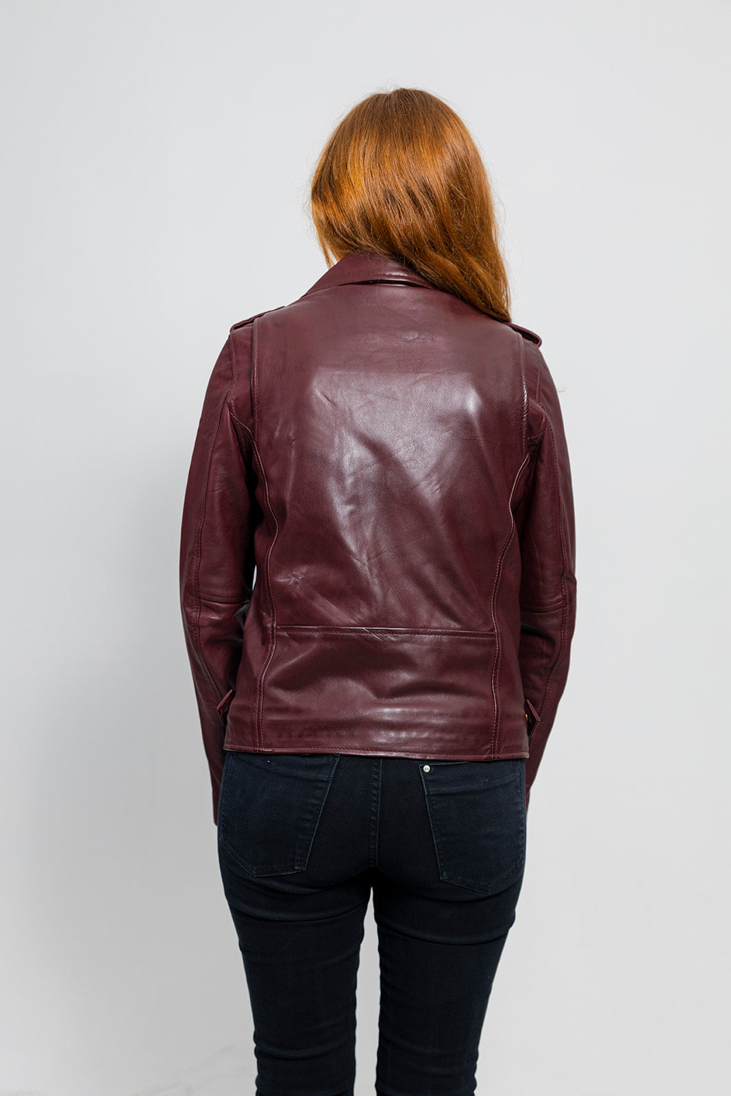 Rebel - Women's Fashion Lambskin Leather Jacket (Oxblood) Women's Fashion Leather Jacket Best Leather Ny