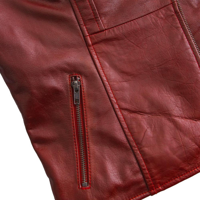 Abigail- Vintage Moto Leather Jacket Women's Fashion Leather Jacket Best Leather Ny