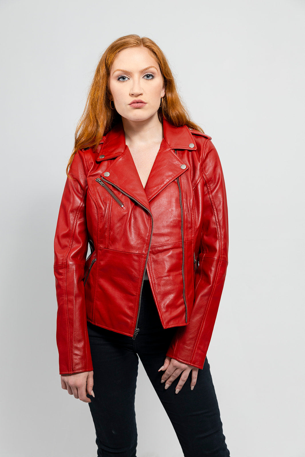 Abigail- Vintage Moto Leather Jacket Women's Fashion Leather Jacket Best Leather Ny