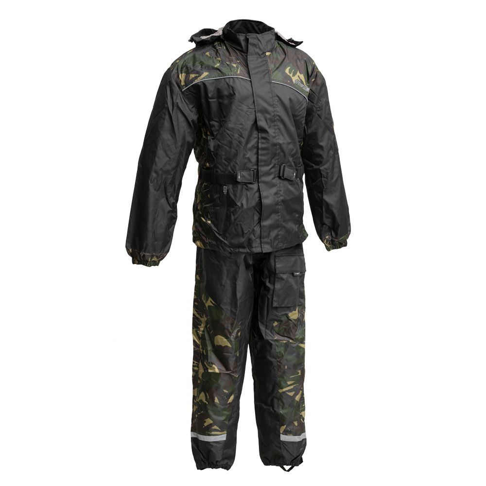 Ambience Camo - Men's Motorcycle Rain Suit Rain Suit Best Leather Ny S