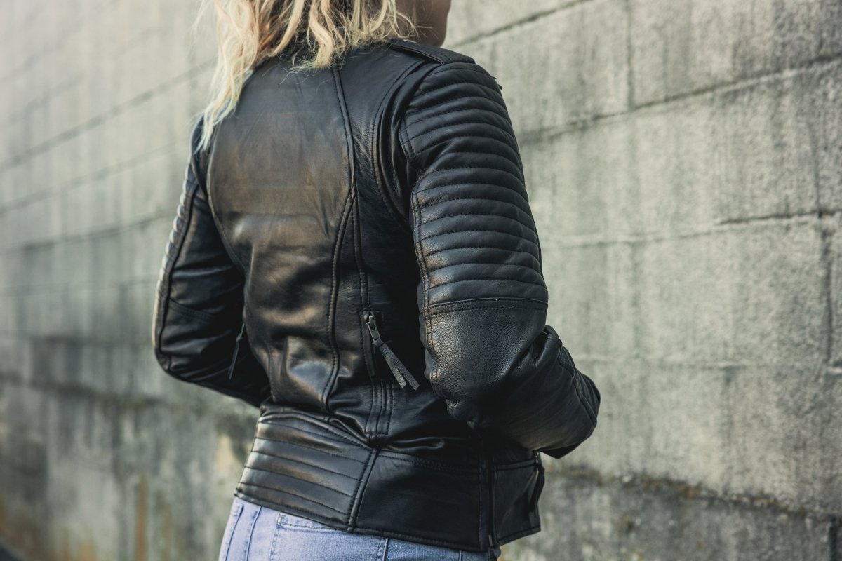 FASHIONABLE Motorcycle Leather Jacket Women's Motorcycle Leather Jacket Best Leather Ny