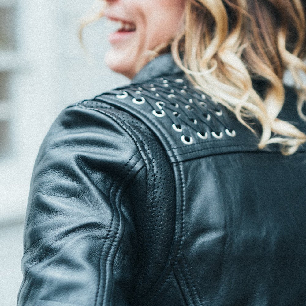 WONDER GIRL Motorcycle Leather Jacket Women's Motorcycle Leather Jacket Best Leather Ny