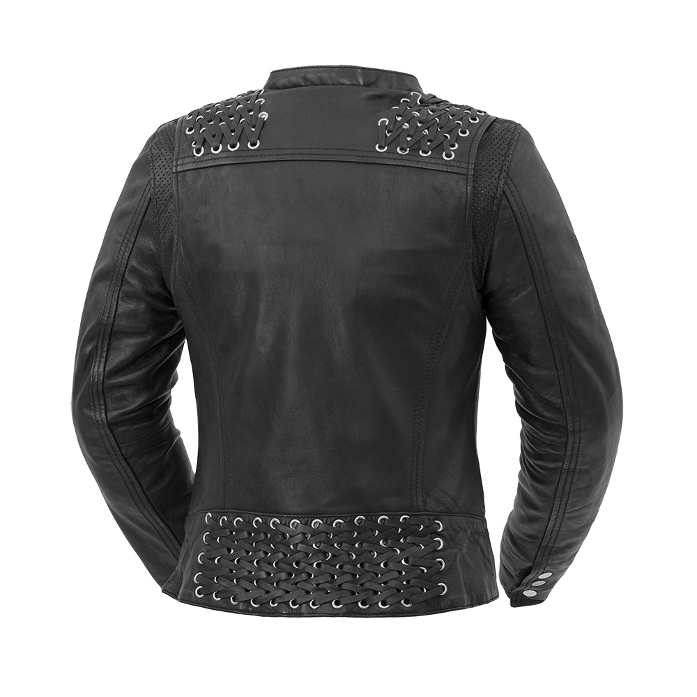 WONDER GIRL Motorcycle Leather Jacket Women's Motorcycle Leather Jacket Best Leather Ny