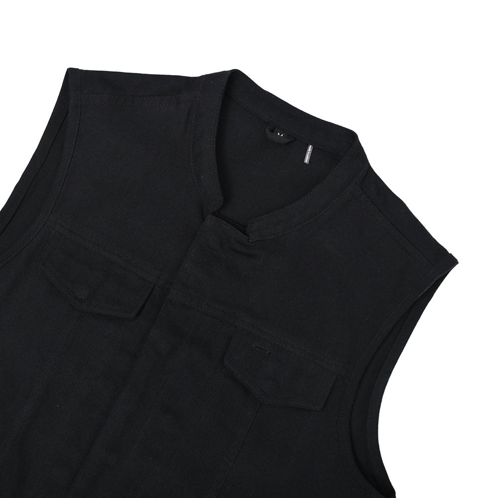 BORES - Motorcycle Twill Vest Men's Twill Vest Best Leather Ny