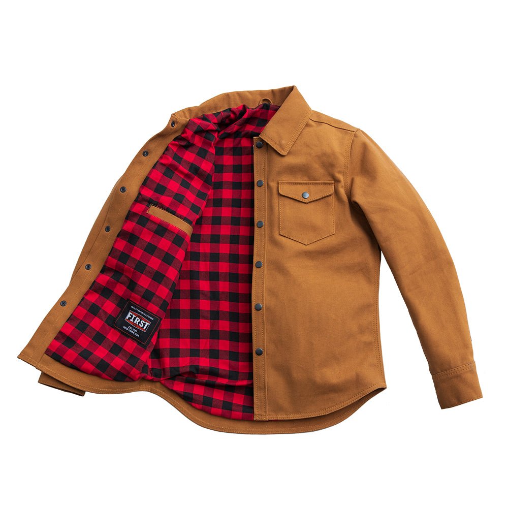 Ironclad Men's Motorcycle Canvas Shirt Men's Shirt Best Leather Ny