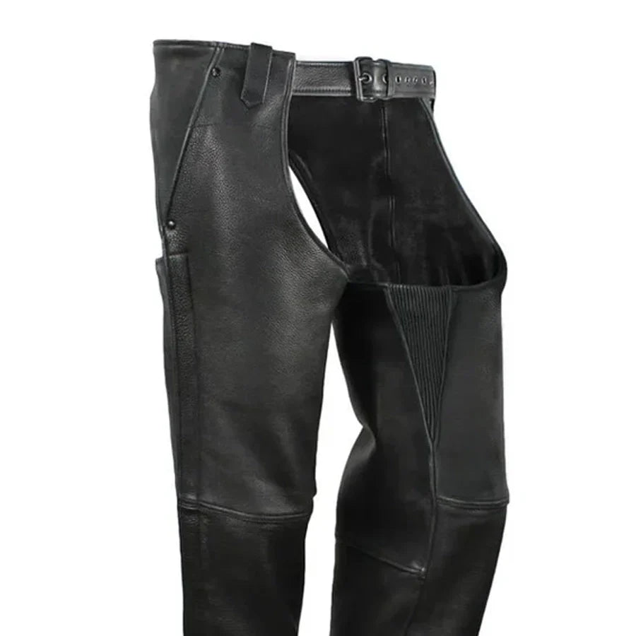 SWANK Motorcycle Platinum Leather Chaps Leather Chaps Best Leather Ny