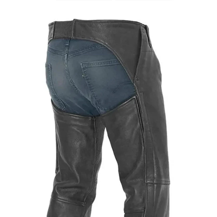 SWANK Motorcycle Platinum Leather Chaps Leather Chaps Best Leather Ny