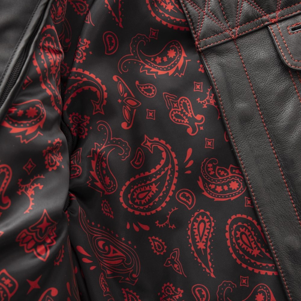 Trooper - Cafe Style Men's Leather Motorcycle Jacket Men's Motorcycle Jacket Best Leather Ny