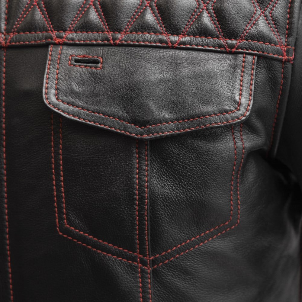 Trooper - Cafe Style Men's Leather Motorcycle Jacket Men's Motorcycle Jacket Best Leather Ny