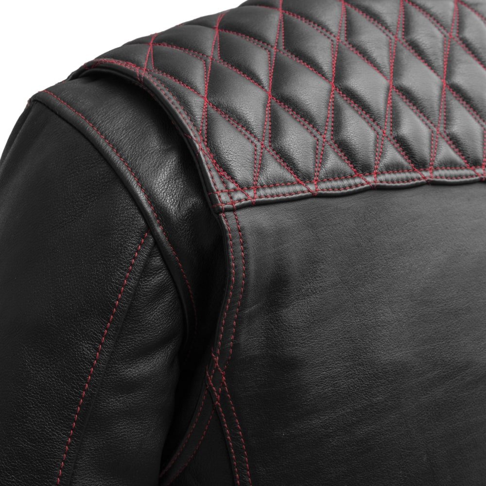 Trooper - Cafe Style Men's Leather Motorcycle Jacket Men's Motorcycle Jacket Best Leather Ny