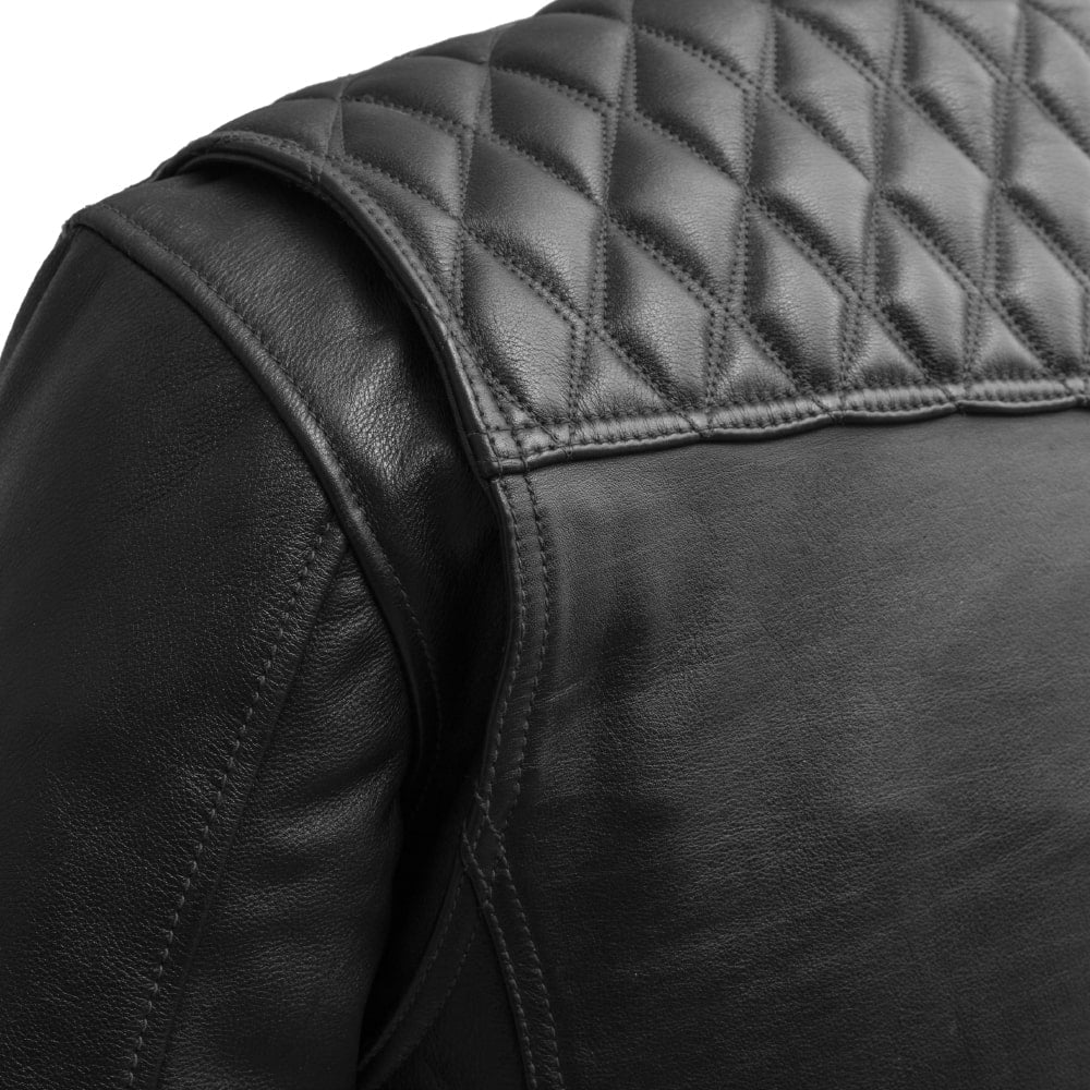 Trooper - Cafe Style Men's Leather Motorcycle Jacket Men's Motorcycle Jacket Best Leather Ny