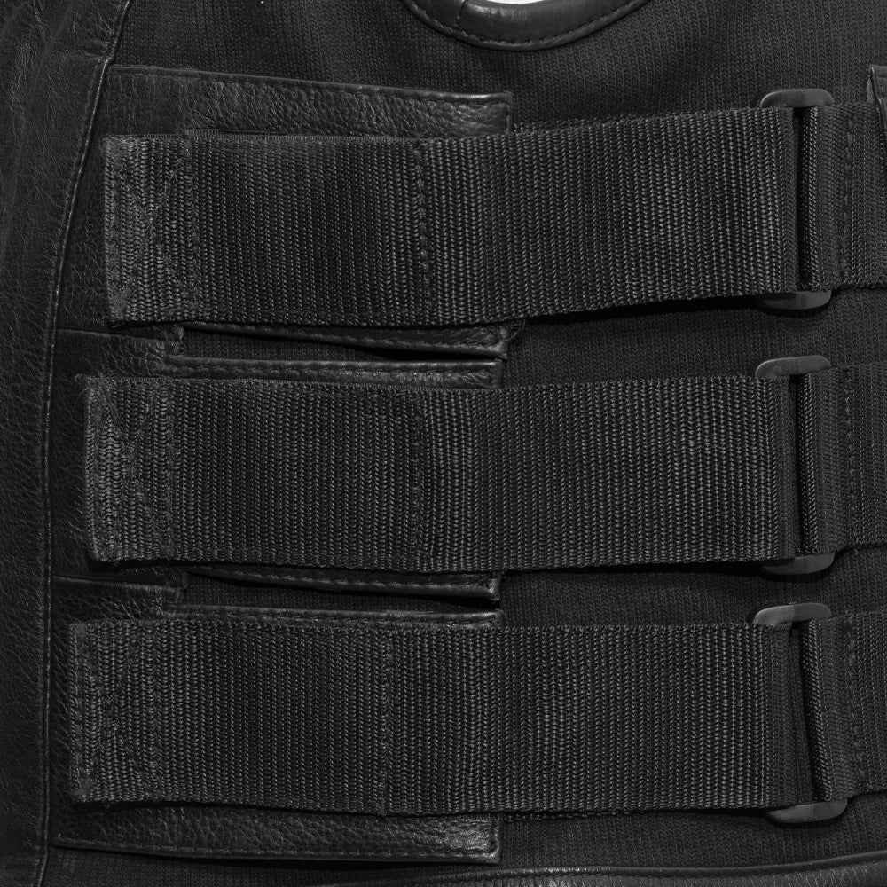 LUIS SWAT - Motorcycle Leather Vest Men's Leather Vest Best Leather Ny