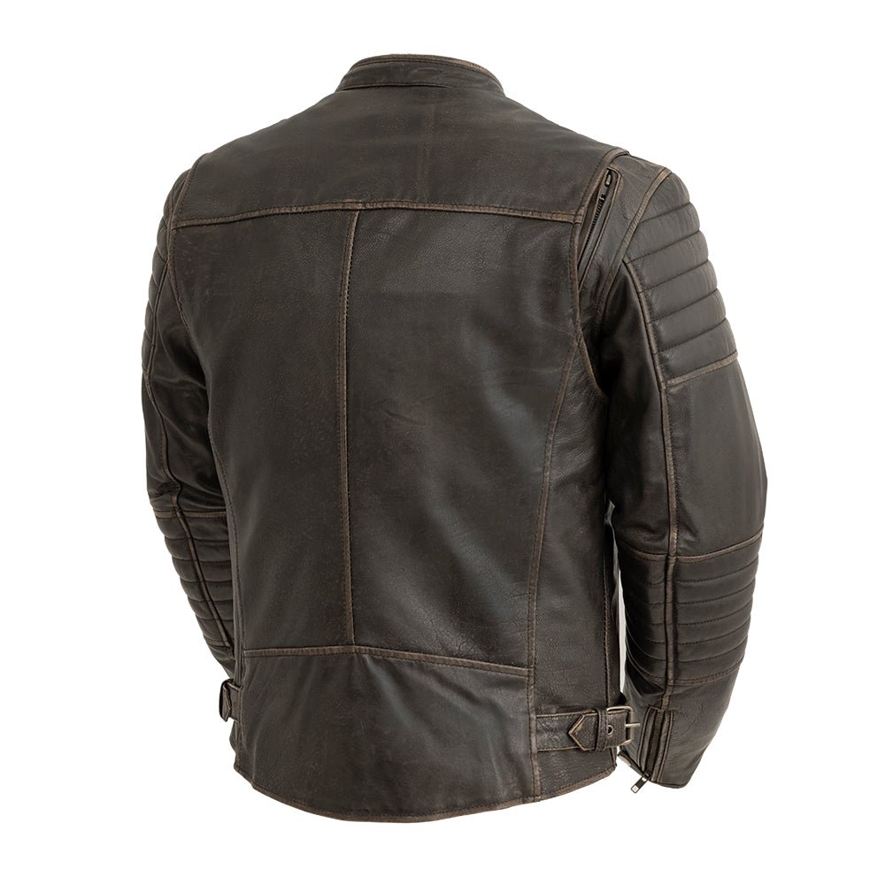 Kings - Men's Leather Motorcycle Jacket (Brown) Men's Motorcycle Jacket Best Leather Ny