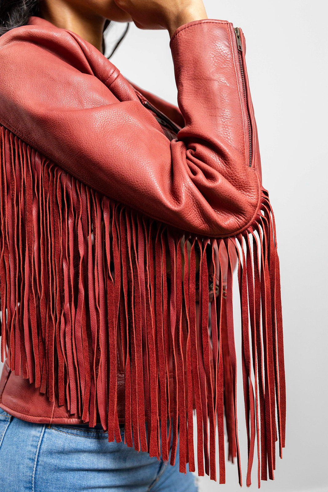 Daisy - Women's Fashion Leather Jacket (Oxblood) Women's Fashion Leather Jacket Best Leather Ny
