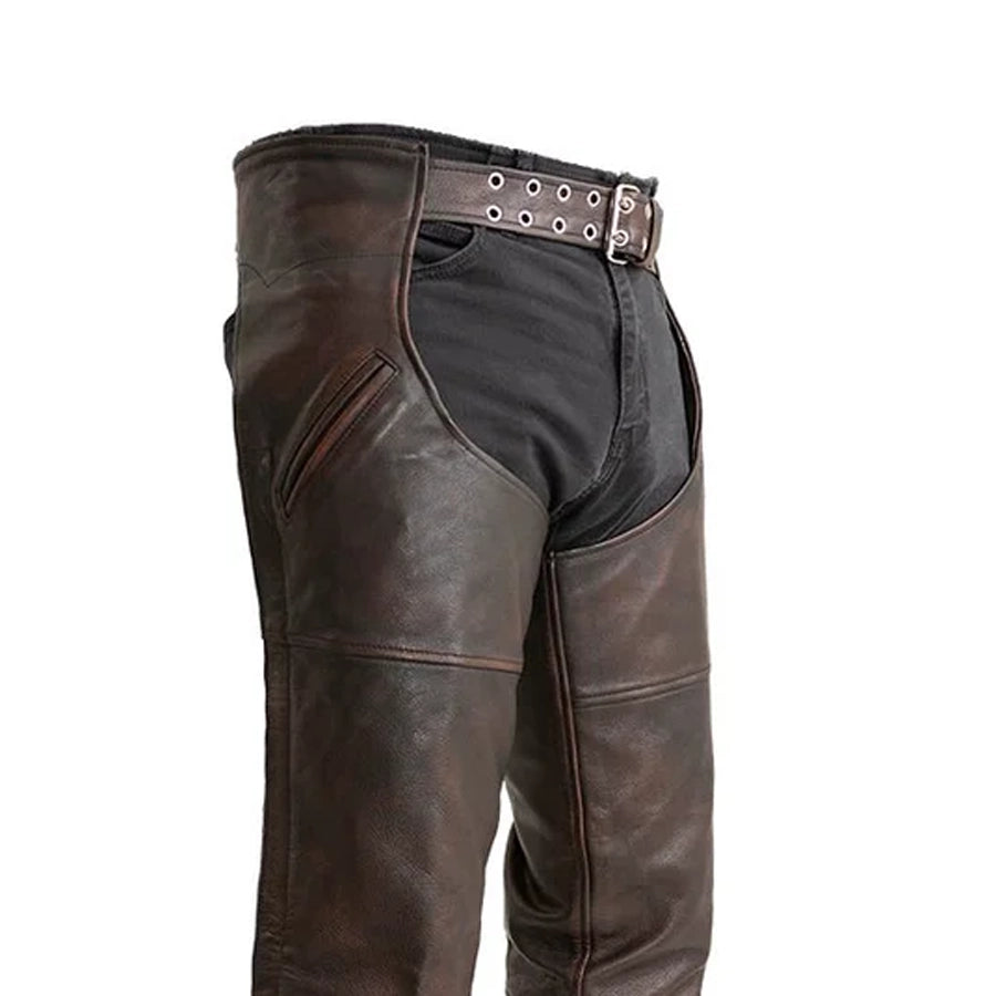 FLOSSY Motorcycle Leather Chaps Leather Chaps Best Leather Ny