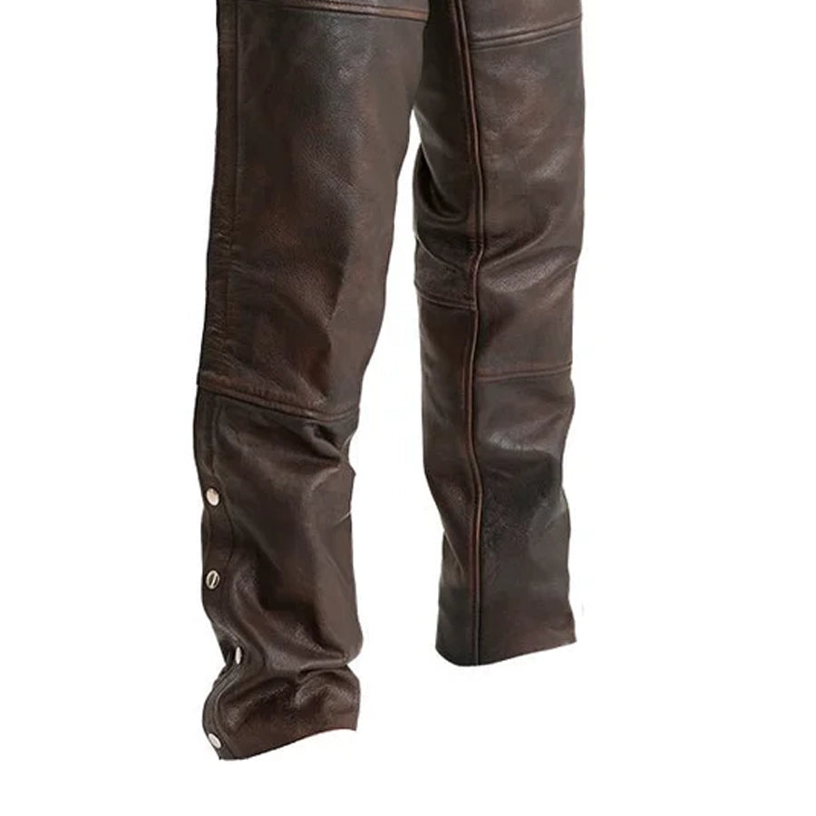 FLOSSY Motorcycle Leather Chaps Leather Chaps Best Leather Ny