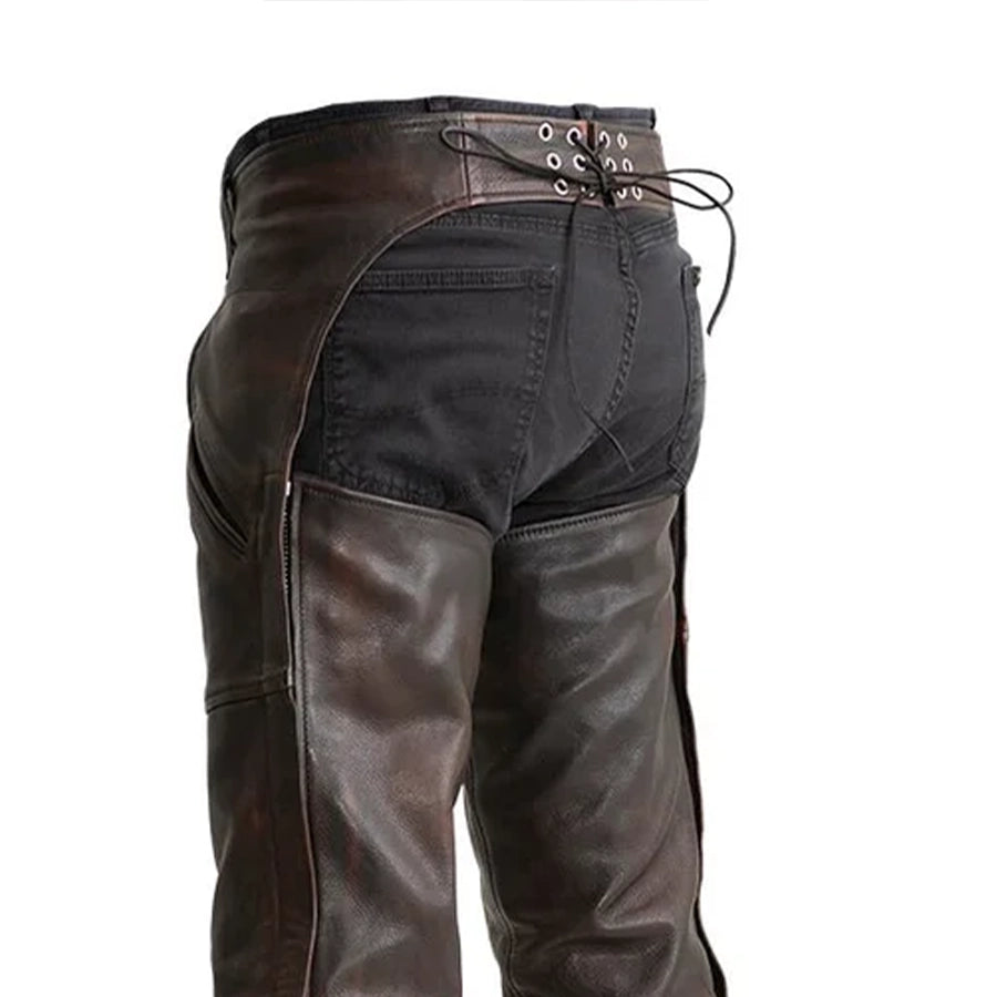 FLOSSY Motorcycle Leather Chaps Leather Chaps Best Leather Ny