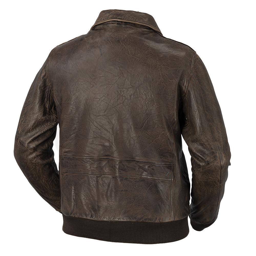 Duke - Men's Bomber Style Leather Jacket Men's Fashion Leather Jacket Best Leather Ny