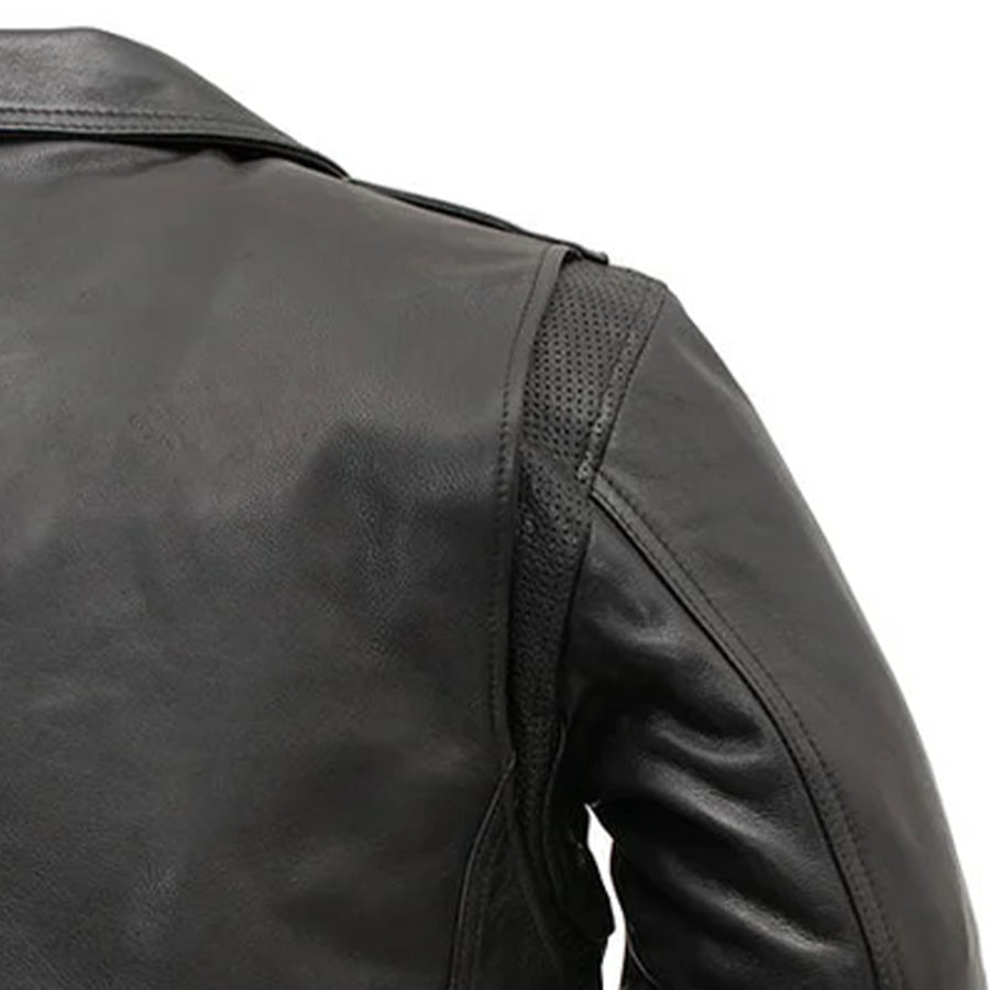 FAST SAGA Men's Leather Motorcycle Jacket Men's Motorcycle Jacket Best Leather Ny