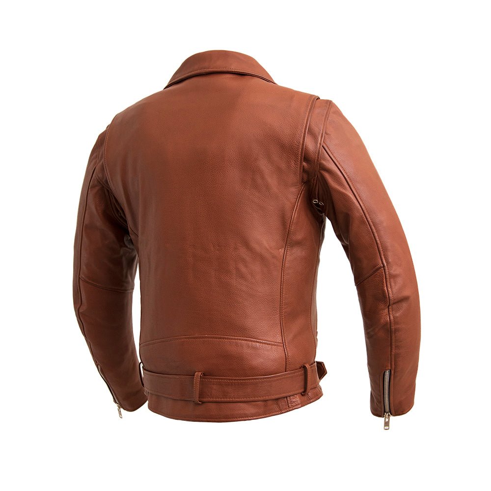 THUNDER Men's Leather Motorcycle Jacket Men's Motorcycle Jacket Best Leather Ny