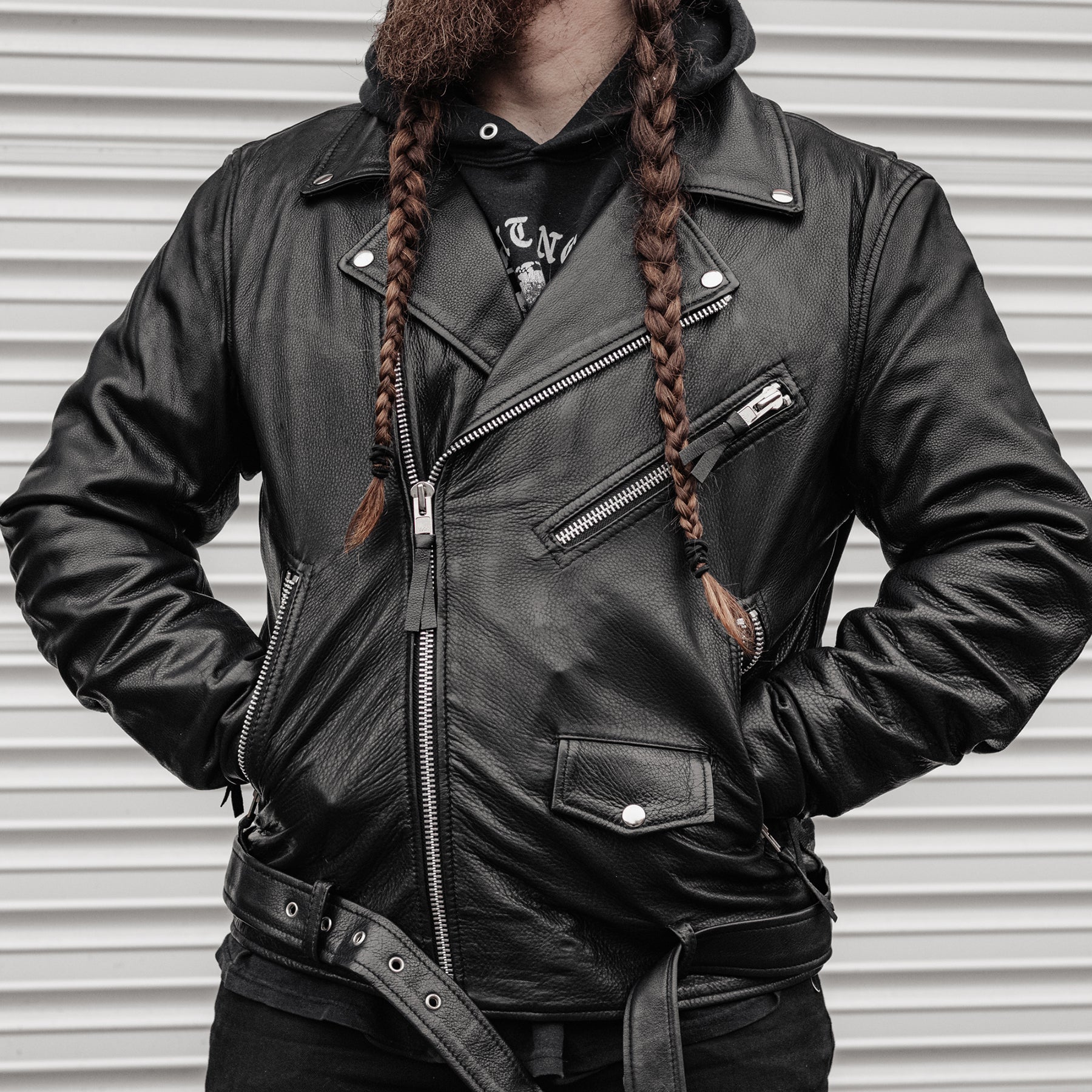 BLACK PANTHAR Men's Leather Motorcycle Jacket Men's Motorcycle Jacket Best Leather Ny