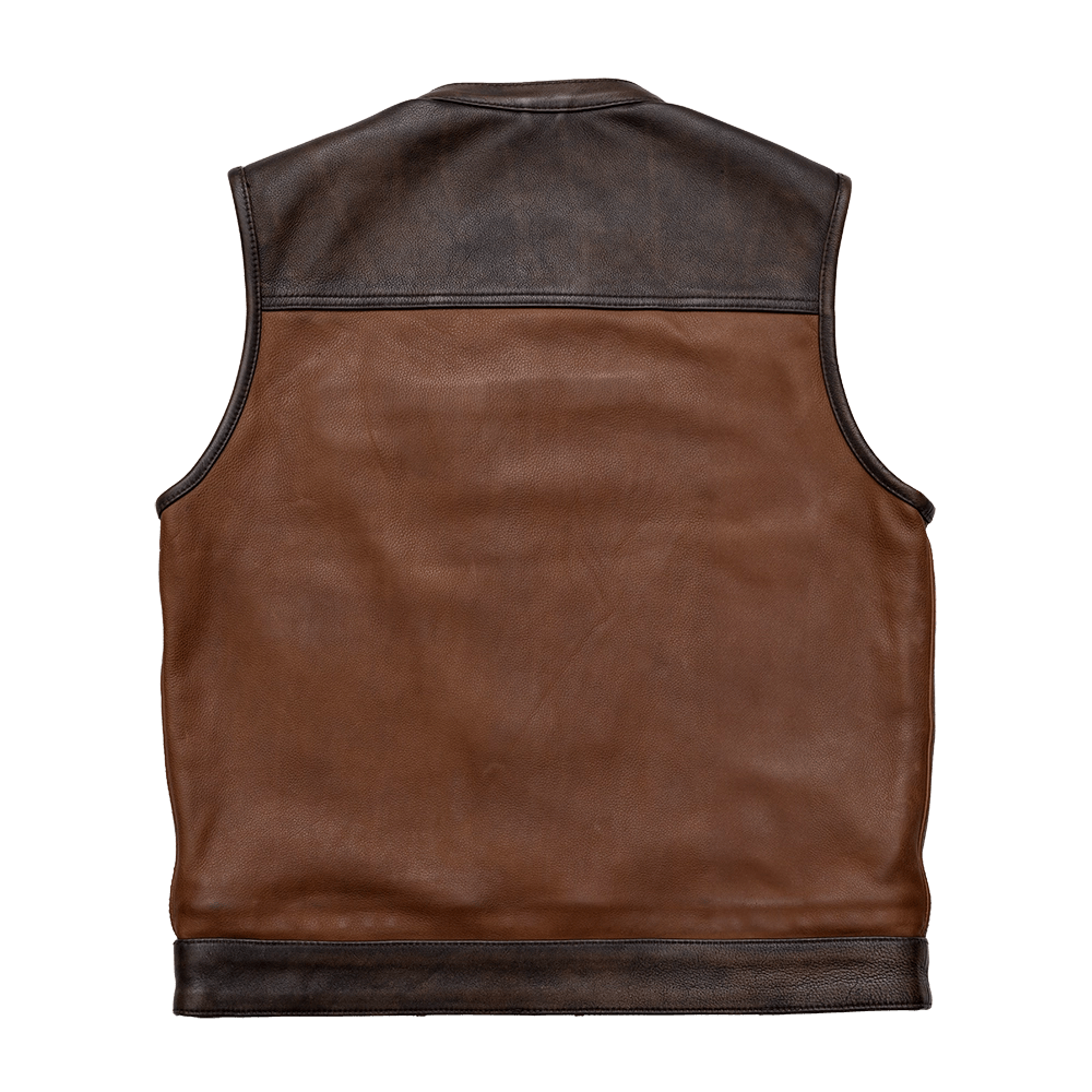 Goddess Men's Leather Motorcycle Vest Men's Leather Vest Best Leather Ny