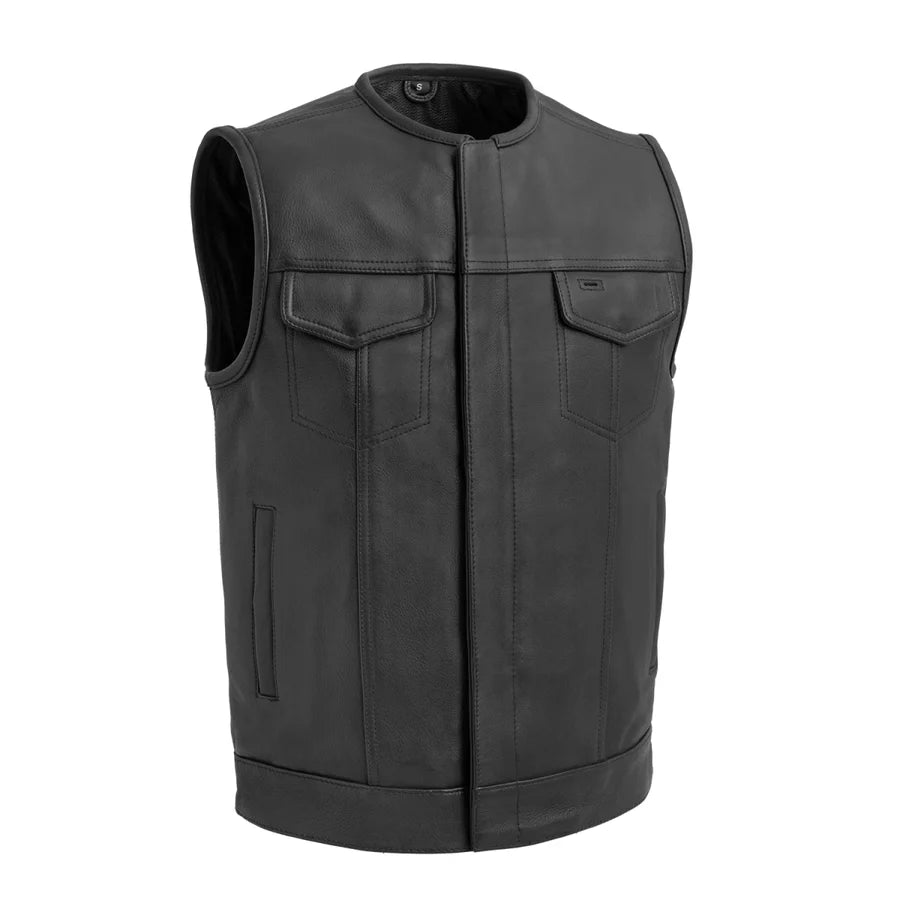 TENET - Motorcycle Leather Vest Men's Leather Vest Best Leather Ny