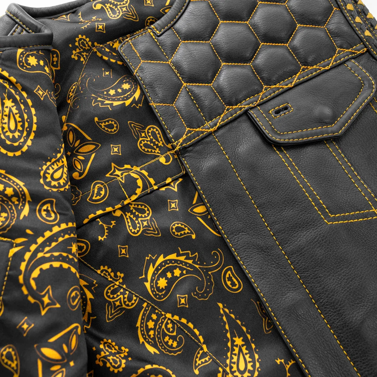 Summit Men's Club Style Leather Vest Men's Leather Vest Best Leather Ny