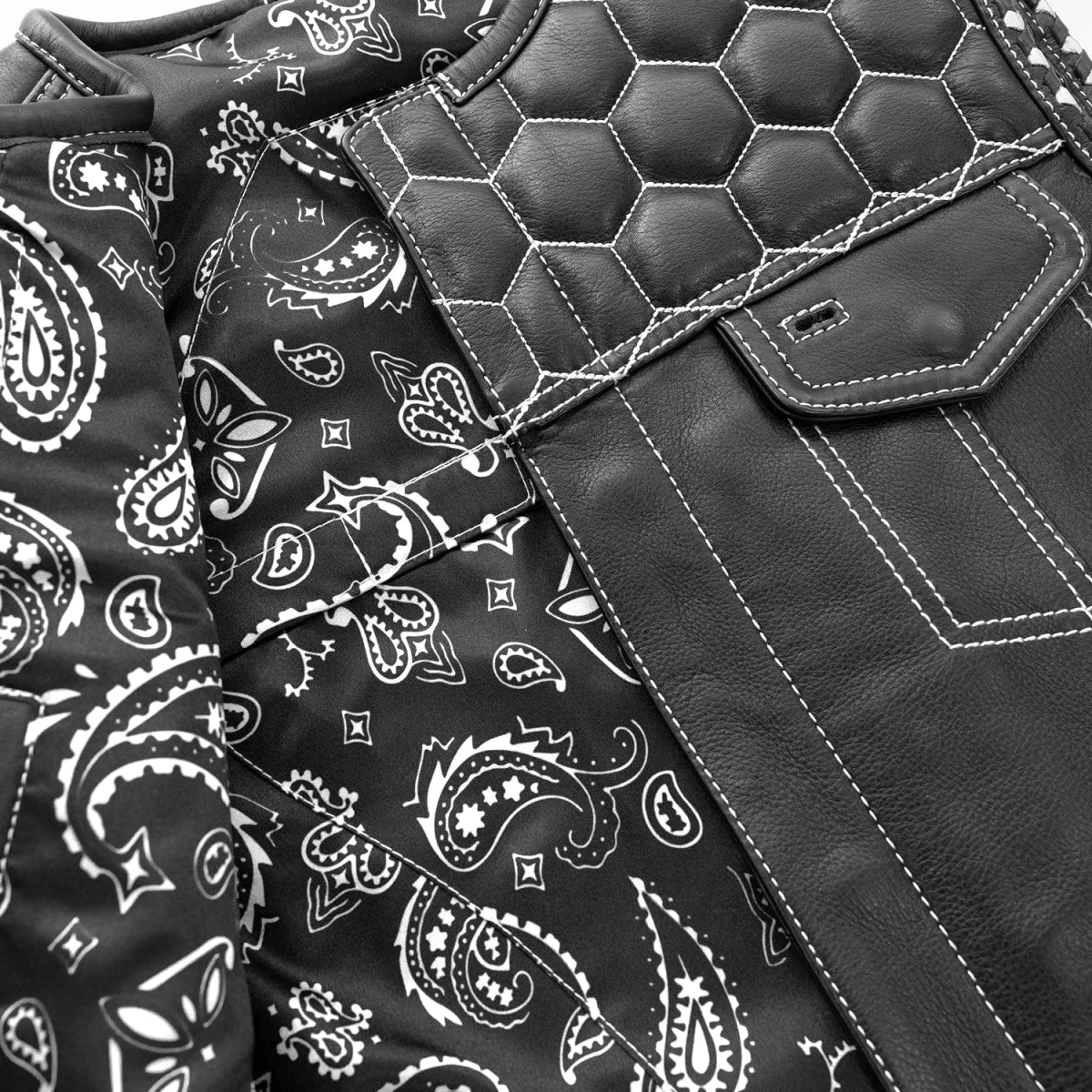 Summit Men's Club Style Leather Vest Men's Leather Vest Best Leather Ny