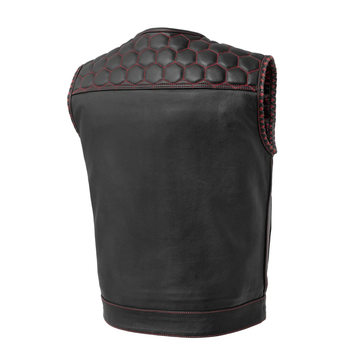 Summit Men's Club Style Leather Vest Men's Leather Vest Best Leather Ny